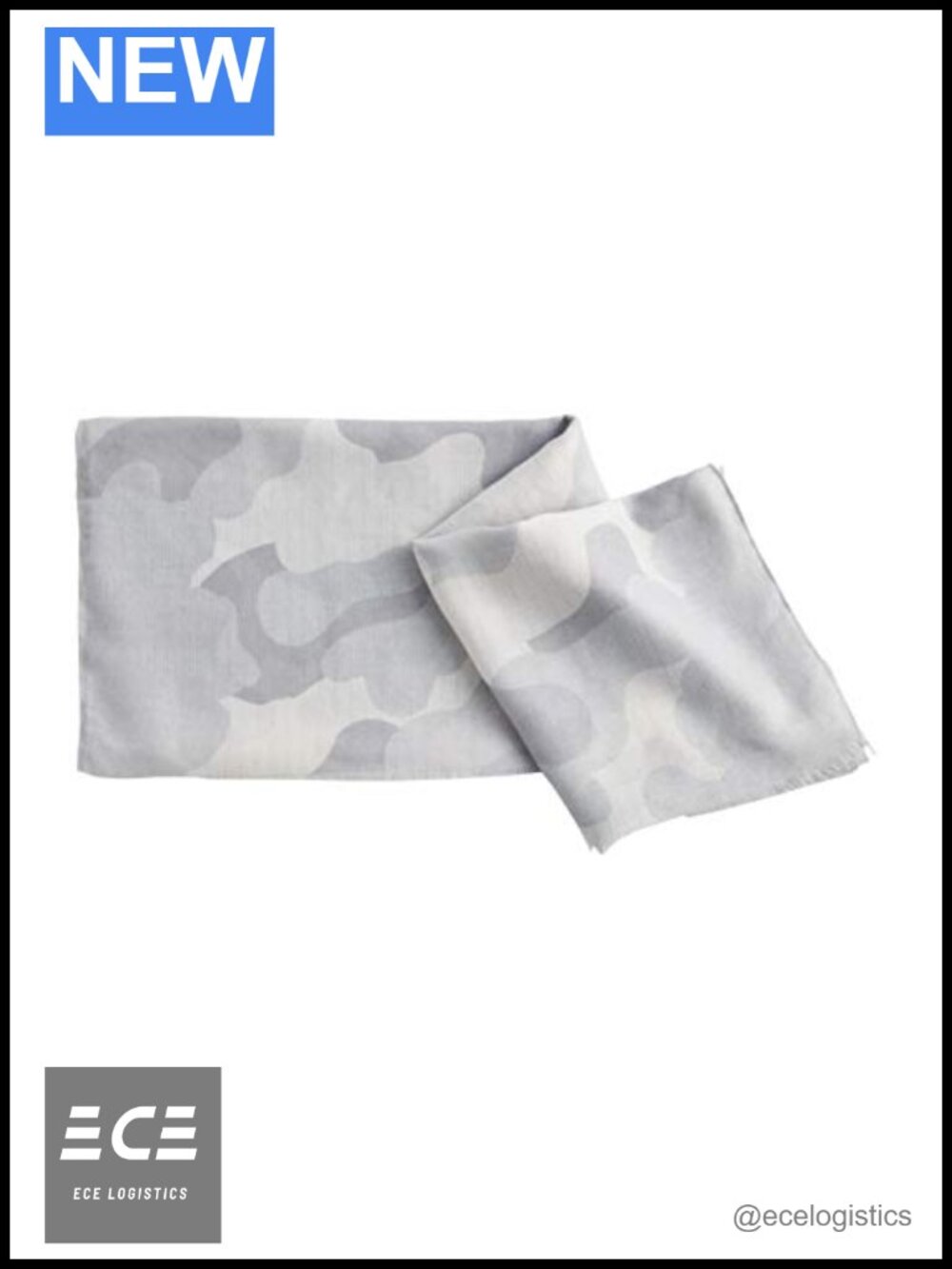100% Polyester Shimmer Abstract Scarf One Size Fashion Wrap